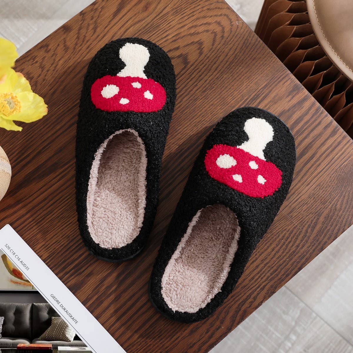 CHRISTMAS COTTON SLIPPERS HOME WOOL SLIPPERS_CWMM3055