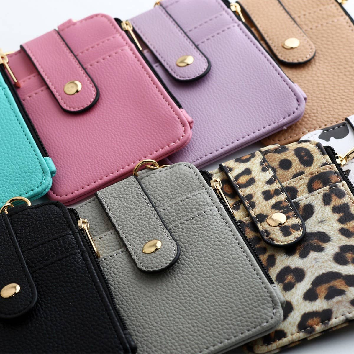 FOLDING VERTICAL ZIPPER CARD WALLET_CWAJE0667