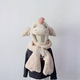 Winter Childrens Warm Plush Hat, Scarf And Gloves_Cwah2937