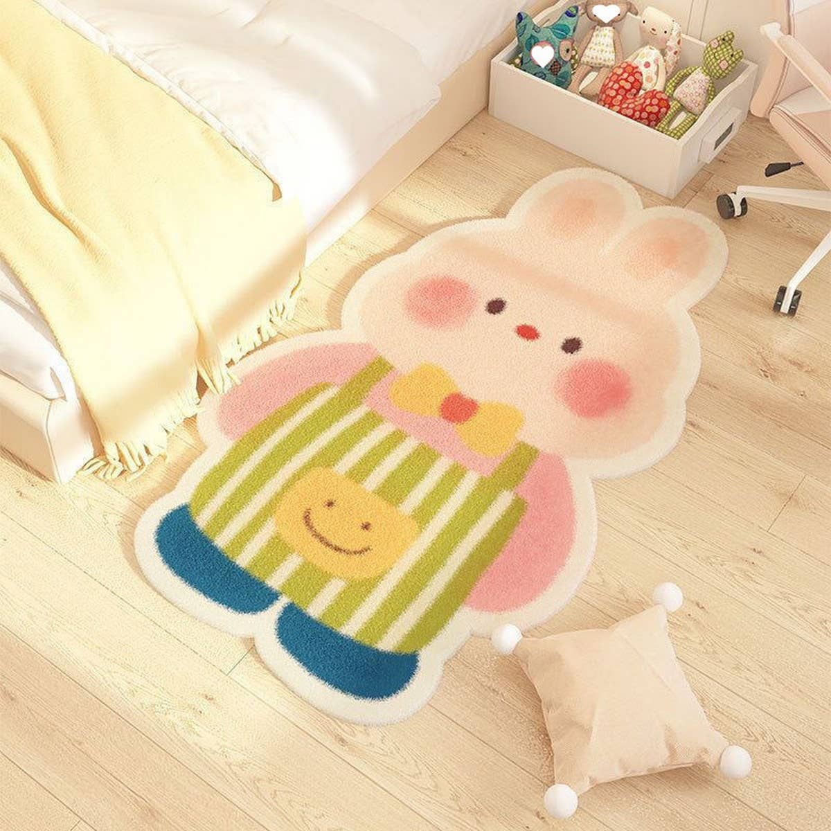 CUTE CARTOON FLEECE RUG FOR BEDROOM LIVING ROOM_CWMM7515