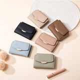 FASHIONABLE AND SIMPLE FOLDING STUDENT WALLET_CWAB2342