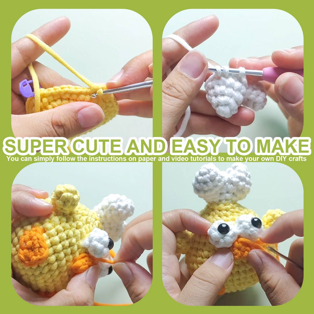 24 NEW LOVE CHICKEN CROCHET DOLL MATERIAL PACKAGE_CWMM1874