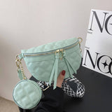 SIMPLE POPULAR RIBBED CHEST BAG AND CROSSBODY BAG_CWAB2081