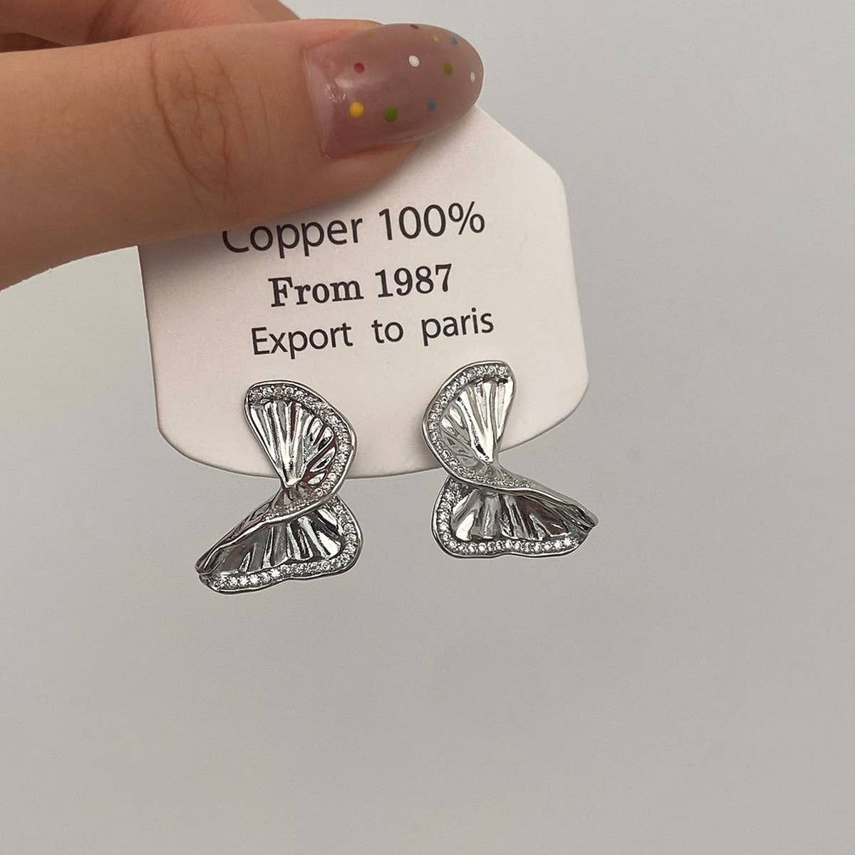 HIGH END MICRO INLAID ZIRCON BUTTERFLY EARRINGS_CWAJE3004