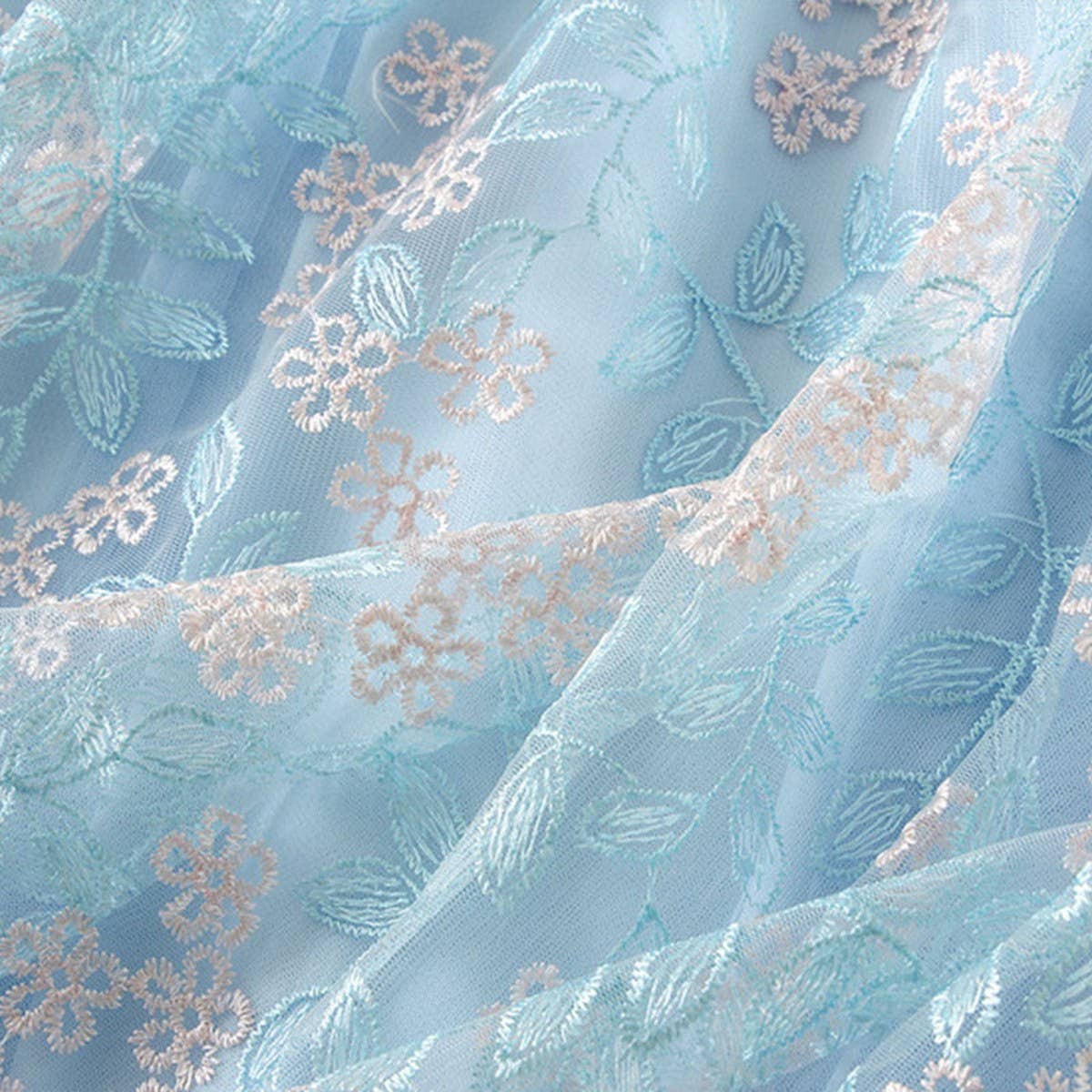 EMBROIDERED LAYERED TULLE SKIRT WITH ELASTIC WAIST_CWBMS0396