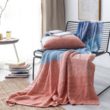 NEW FOUR COLOR GRADIENT THROW BLANKET SOFA COVER_CWMM2376