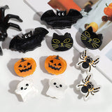 HALLOWEEN MINI HAIR CLAW SET BAT GHOST PUMPKIN_CWAHA2255
