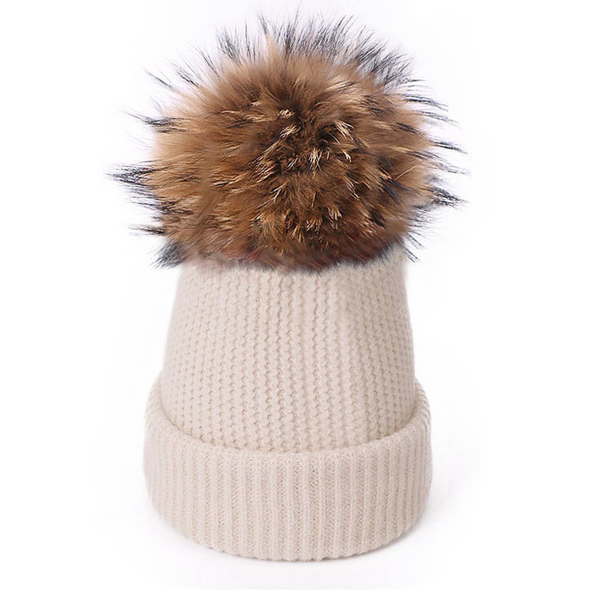 Women¡¯S Warm Knit Beanie Hat With Ear Cover_Cwah04999