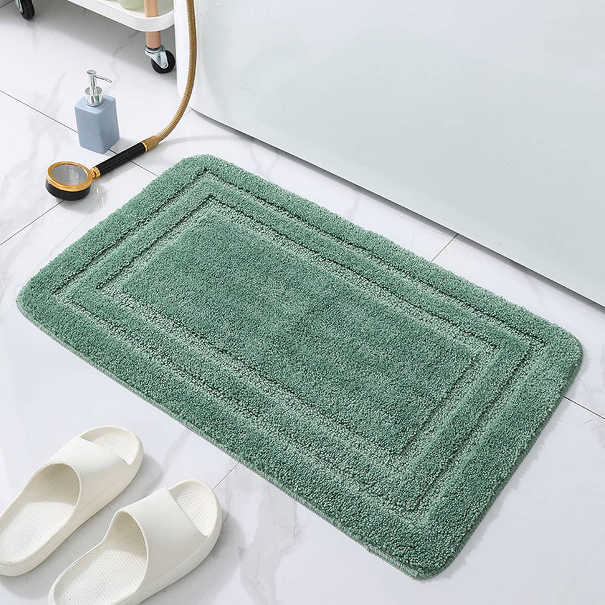 NEW ABSORBENT U SHAPED BATHROOM MAT_CWMM1586