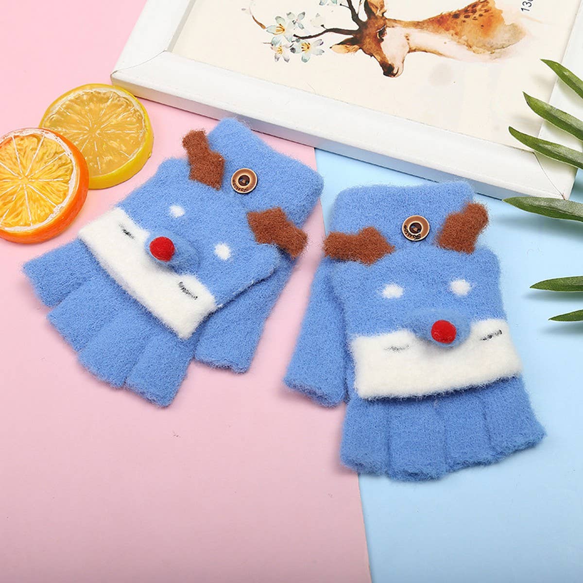 CHILDRENS HALF FINGER FLIP COVER WARM TOWER SKIN_CWAG0162