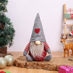 CHRISTMAS FACELESS OLD MAN ELF FIGURINE DECORATION_CWMM2918
