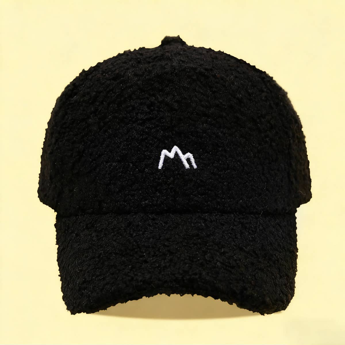 Winter Mountain Embroidery Warm Baseball Cap_Cwah04765
