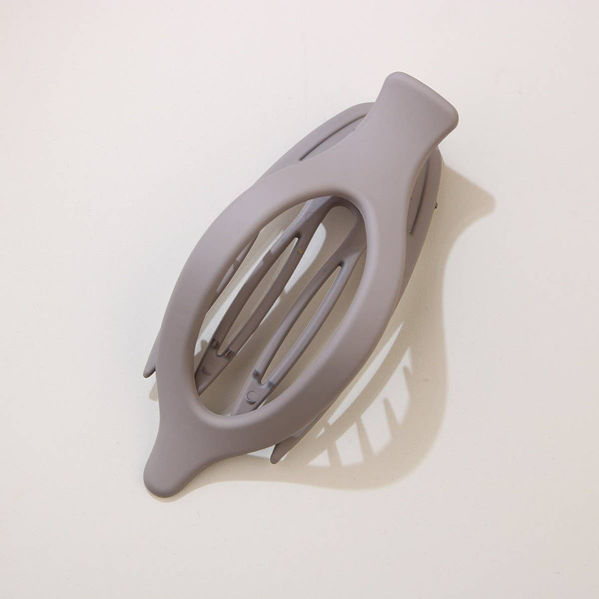 Glossy Matte Oval Hair Clip-Large Duckbill Style_Cwaha07479