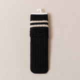 AUTUMN AND WINTER TWO BAR STACKED SOCKS_CWMS0998