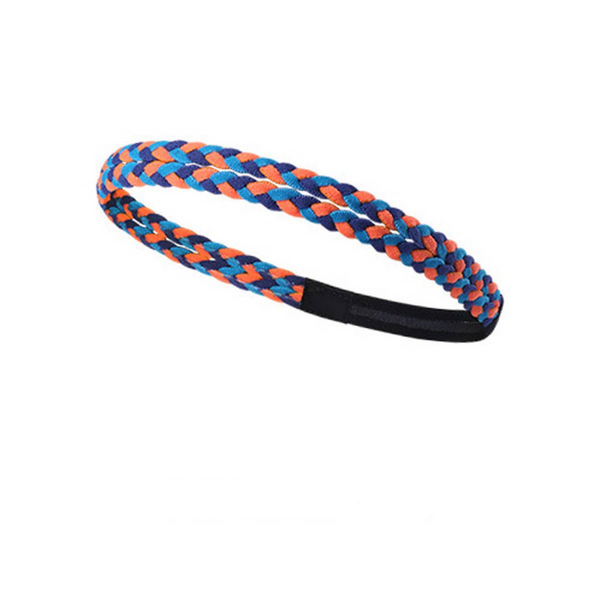 BRAIDED NON SLIP SILICONE SWEATBAND FOR SPORTS_CWMM7952