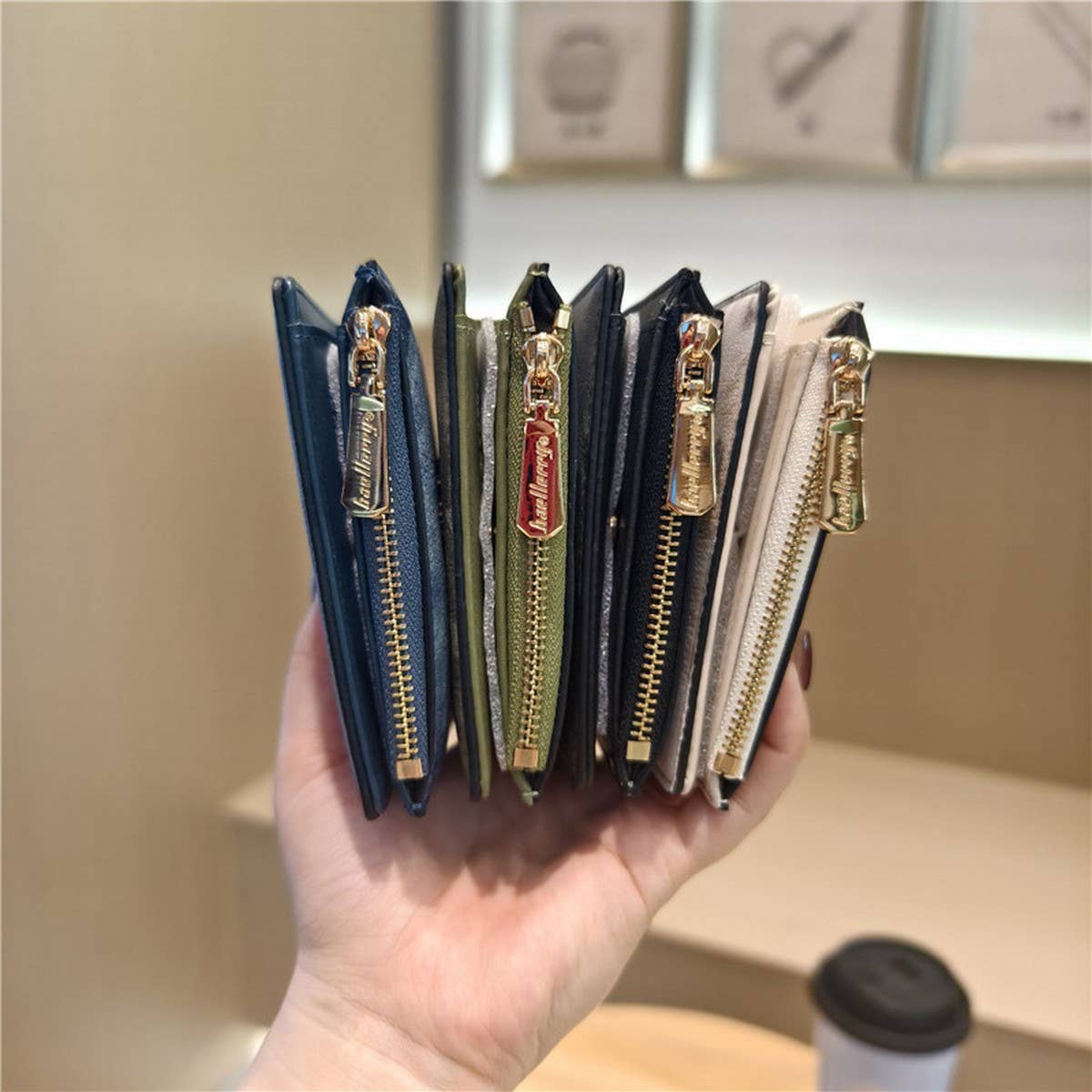 New Soft Pu Ink Painting 2-Fold Wallet_Cwab06273