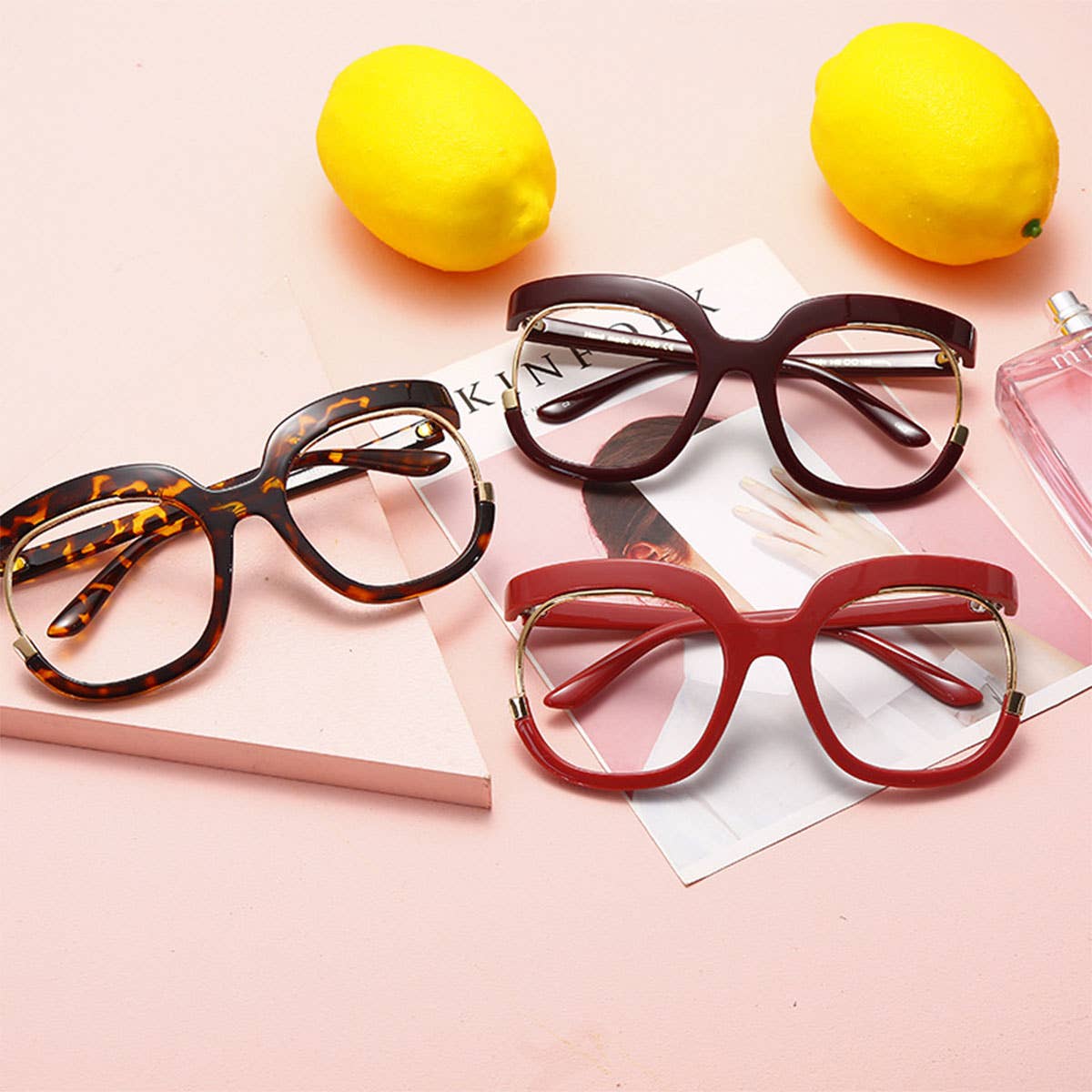 Women Round-Framed Glasses With Large Frames_Cwasg0144