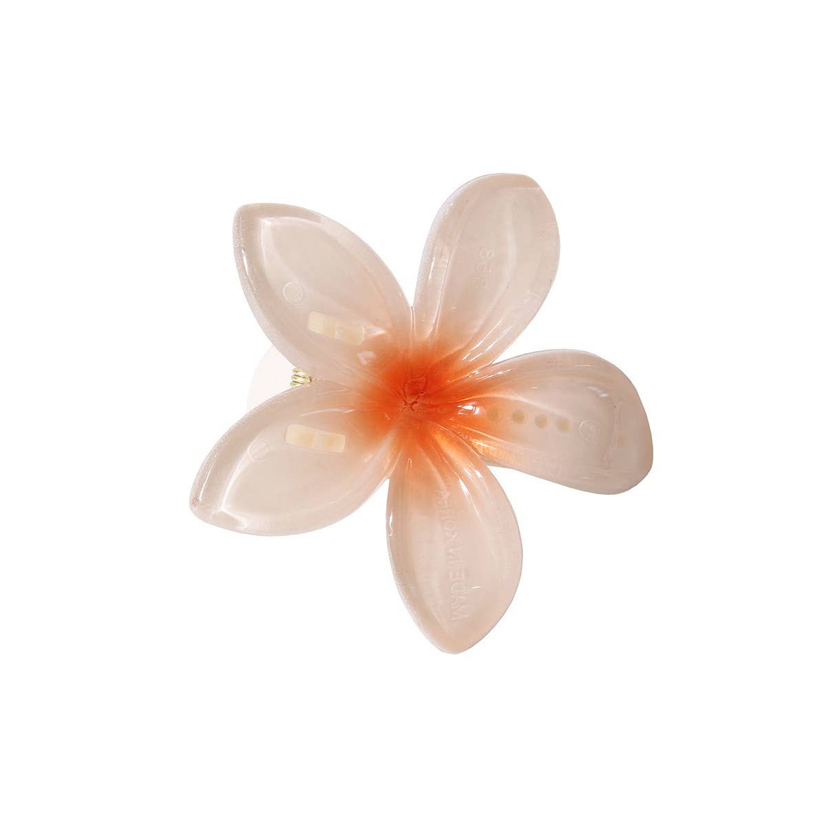 EGG FLOWER DUCKBILL HAIR CLIP VACATION ACCESSORY_CWMM5001