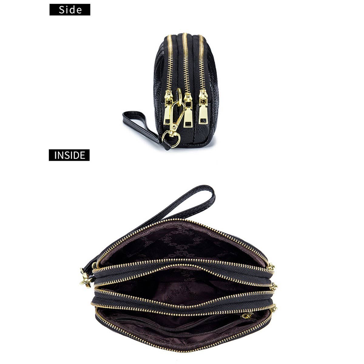 Three-Layer Cowhide Multifunctional Leather Wallet_Cwab3735