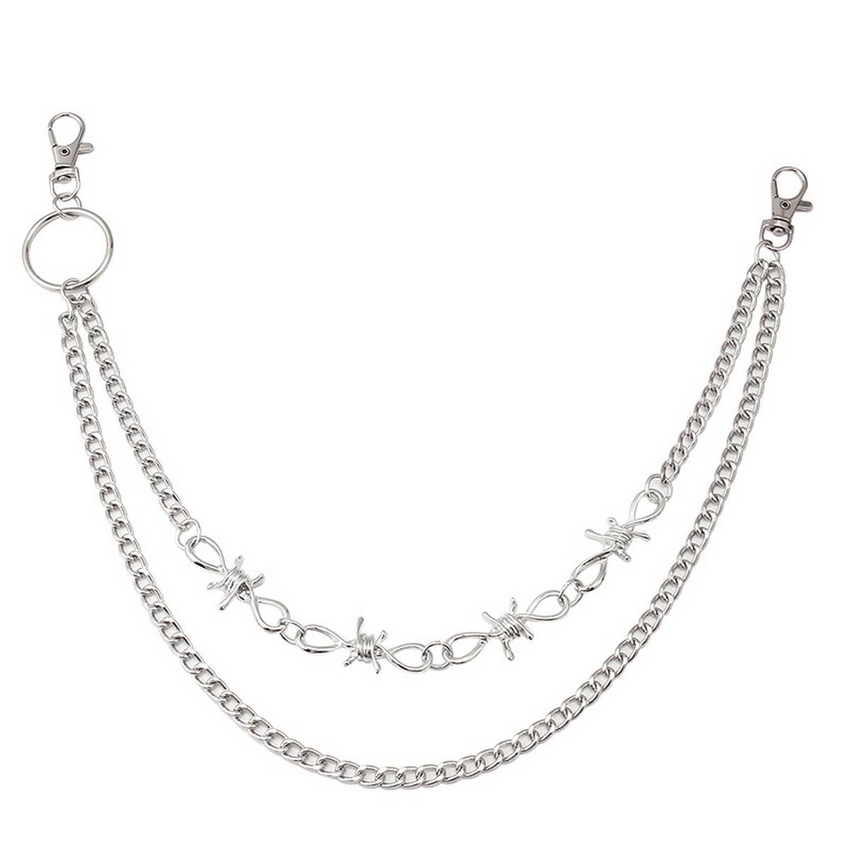 GOTHIC THORNS PANTS CHAIN CLOTHES ACCESSORY_CWMM0672