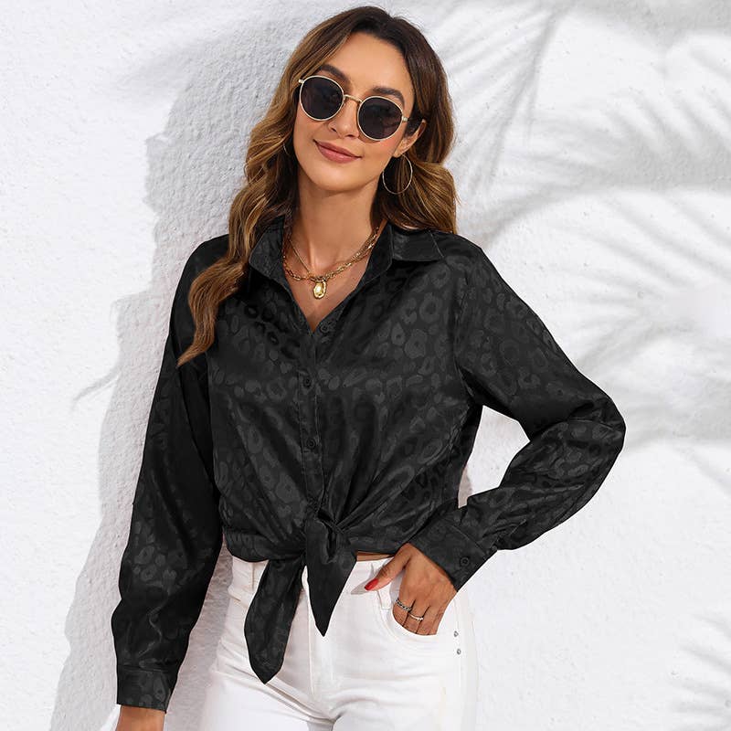 Womens Satin Fancy Shirt