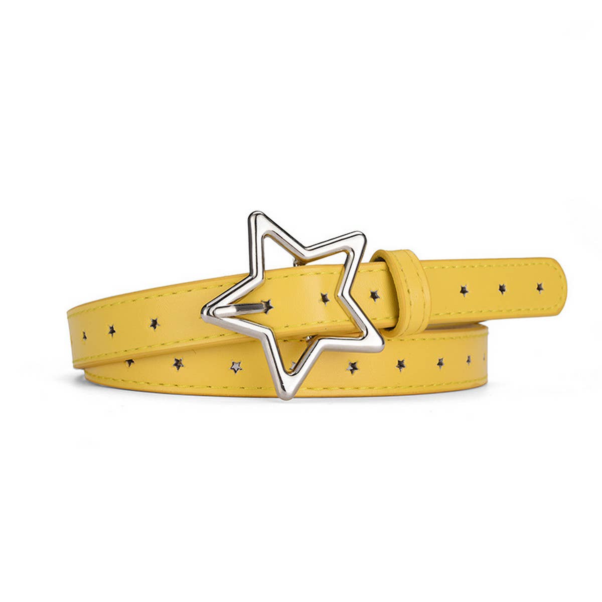 Cwabe0879_Sweet Star Hole Decoration Hollow Belt