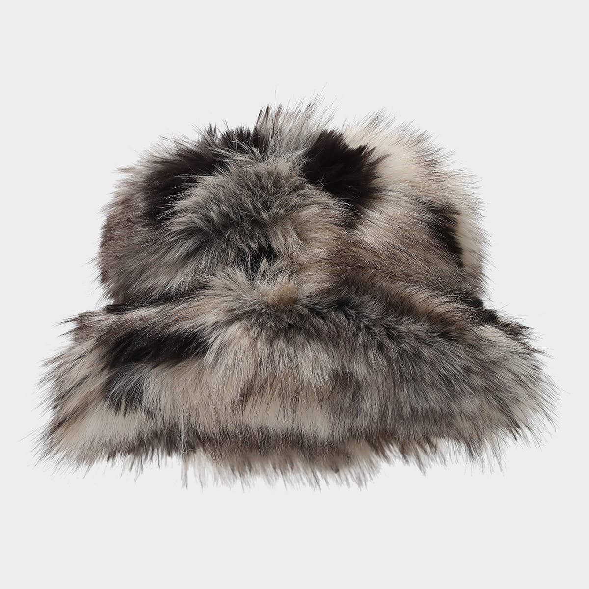 Fluffy Faux Fur Bucket Hat Trendy Winter_Cwah04781
