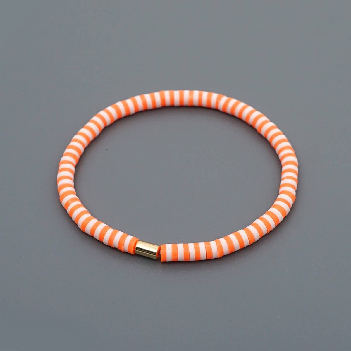 FASHIONABLE MULTI COLOR SOFT CLAY BEADED BRACELET_CWMM3818