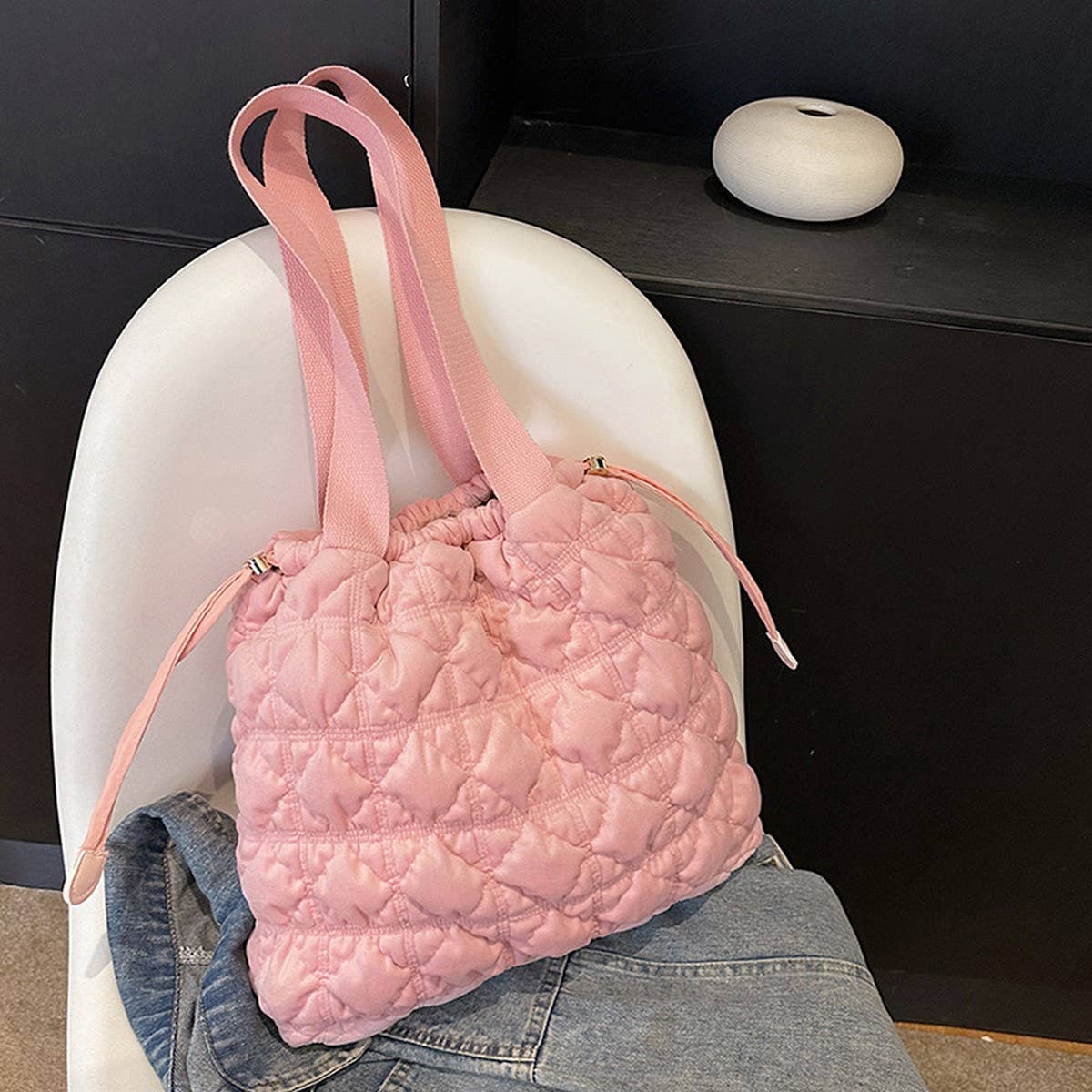 FLUFFY VELVET CLOUD HANDBAG WOMEN SHOULDER BAG_CUAB00605
