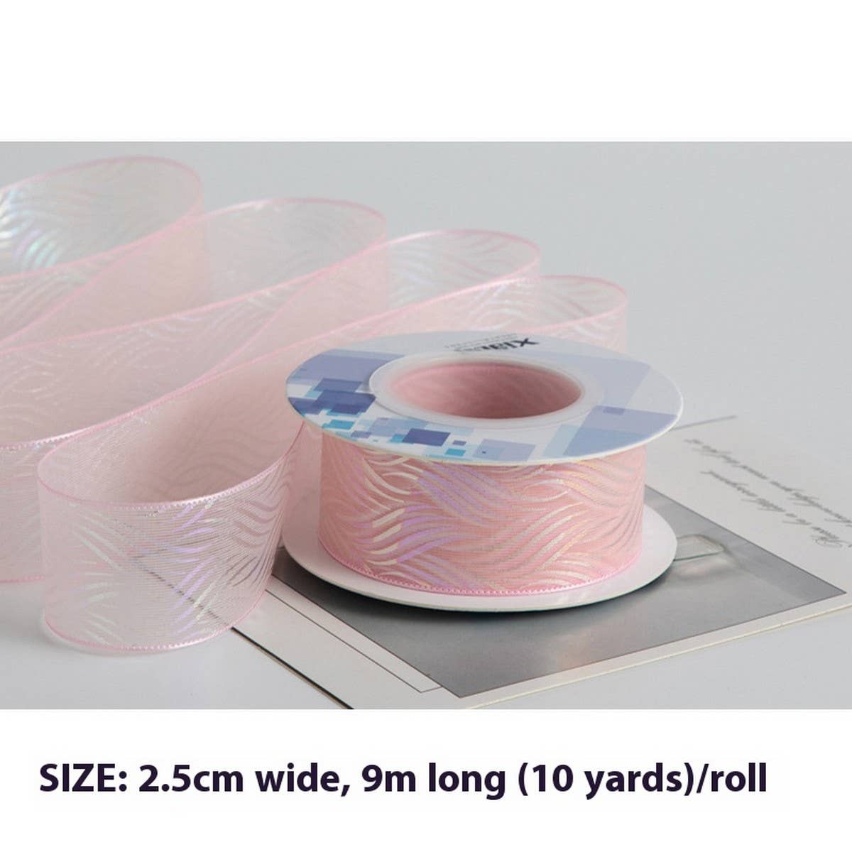 GIFT RIBBON TIED FLOWER PACKAGING MATERIALS_CWMM5786