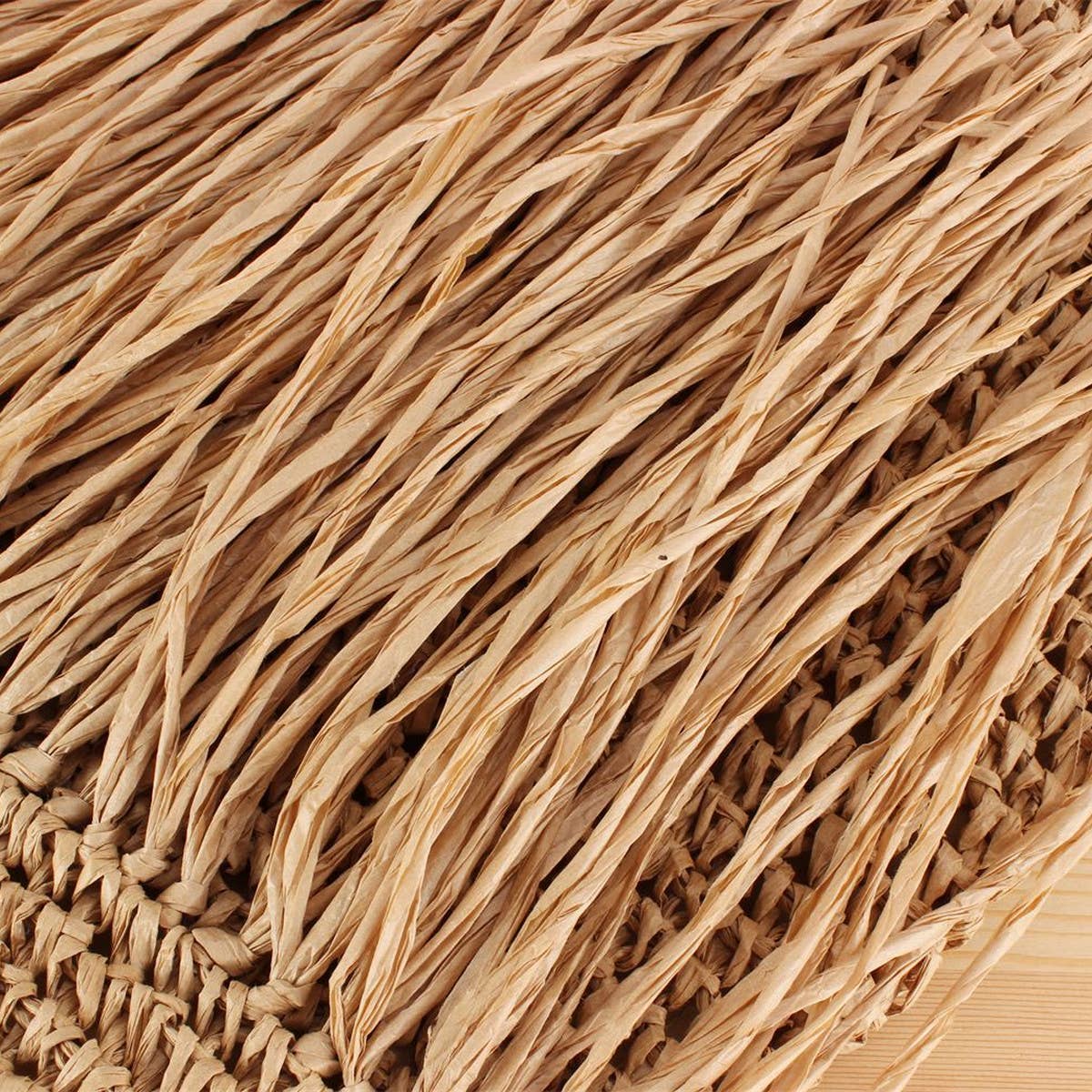 CASUAL HANDMADE TASSEL SEASIDE WOVEN BAG_CWAB2020