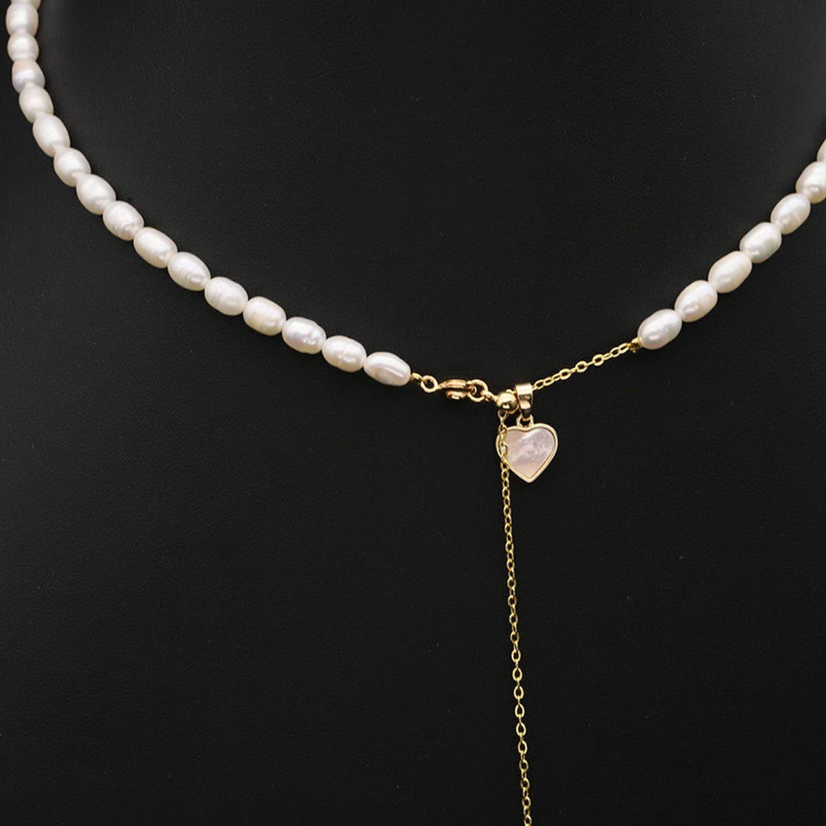 Womens Natural Freshwater Pearl Necklace