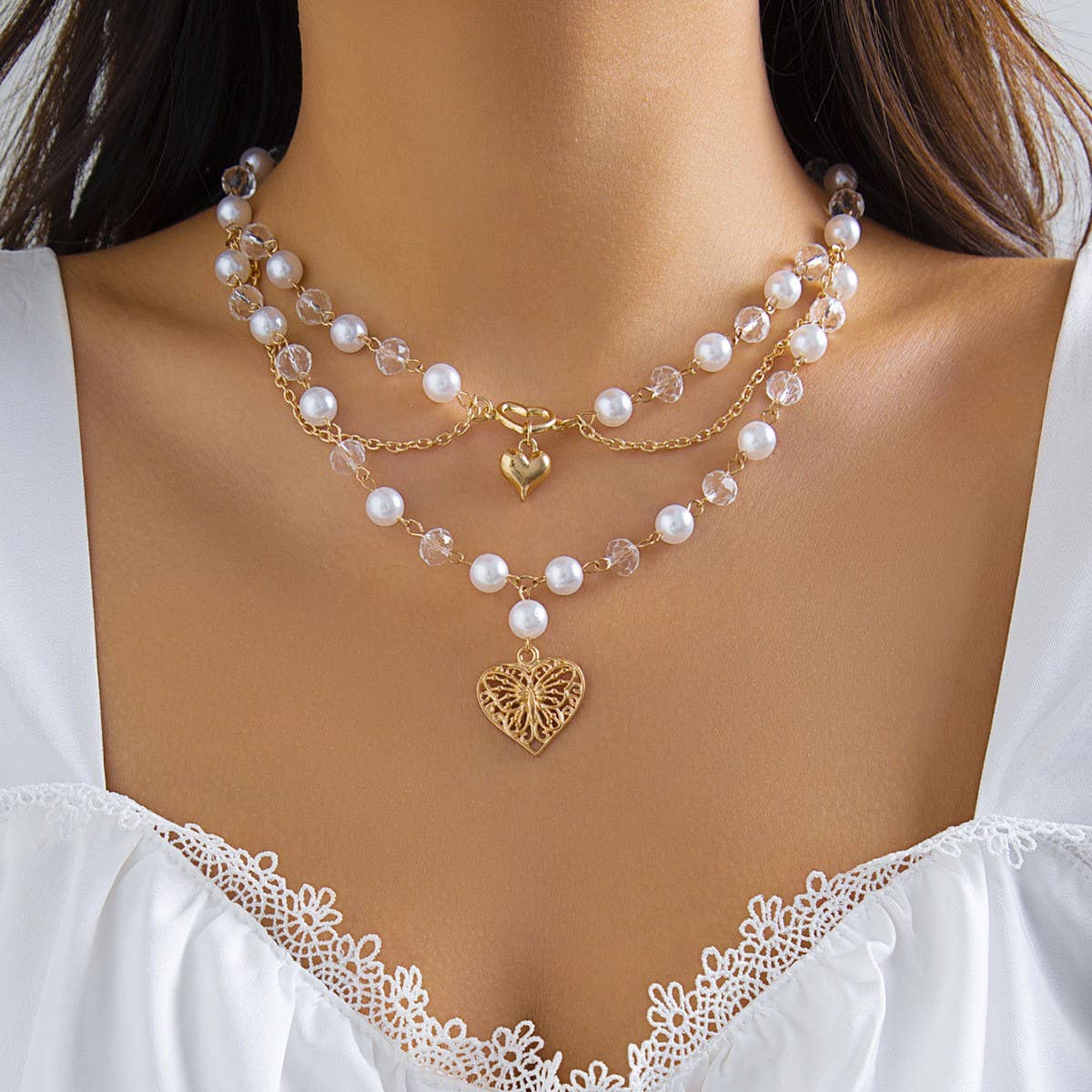 PEARL BEADED NECKLACE WITH PENDANT_CWAJE1157