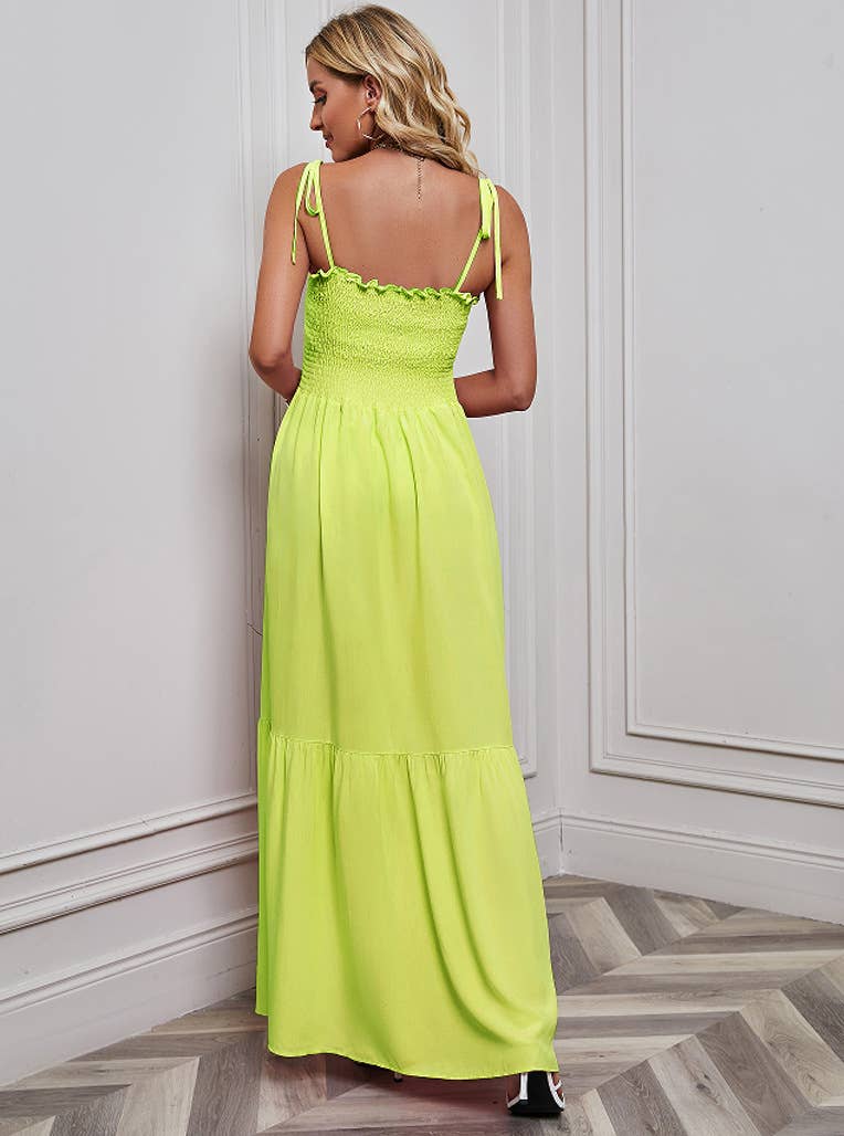 Strappy Strapless Beach Dress