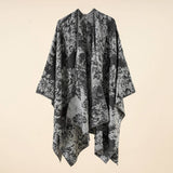 NEW FASHION RETRO FLORAL SLIT SHAWL FOR WOMEN_CWMM2104