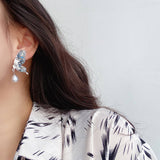 SUPER FAIRY CRYSTAL BUTTERFLY EARRINGS_CWAJE2183