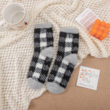 MID TUBE WINTER WARM PLUSH SLEEPING SOCKS_CWMS0969