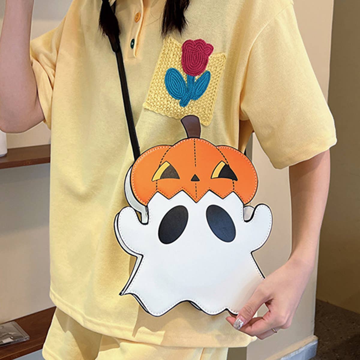 FASHION FUNNY PUMPKIN SHOULDER BAG_CWAB0979