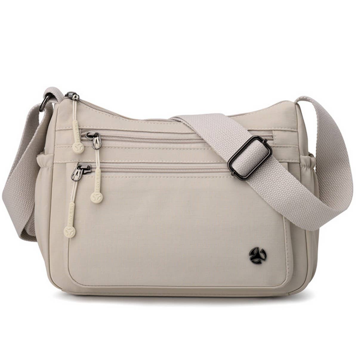 CASUAL SIMPLE MULTI LAYER NYLON SHOULDER BAG_CWASC1779