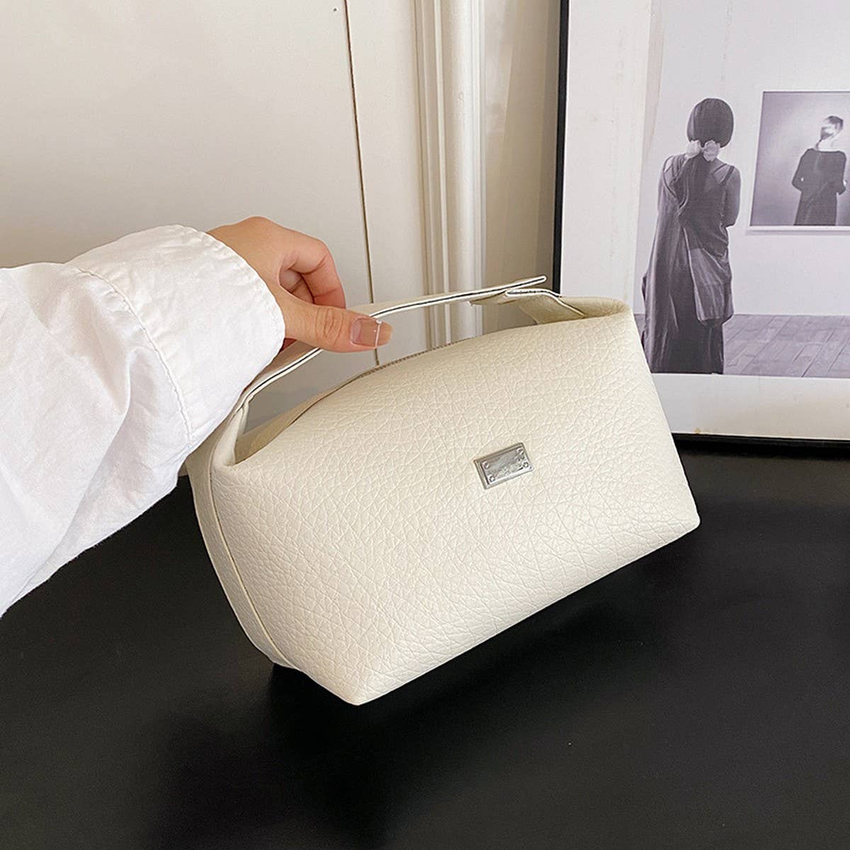 NEW INTERNET CELEBRITY PORTABLE PU COSMETIC BAG_CWAB4413