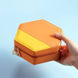 COLOR BLOCK DIAMOND JEWELRY STORAGE BOX_CWAJE1549