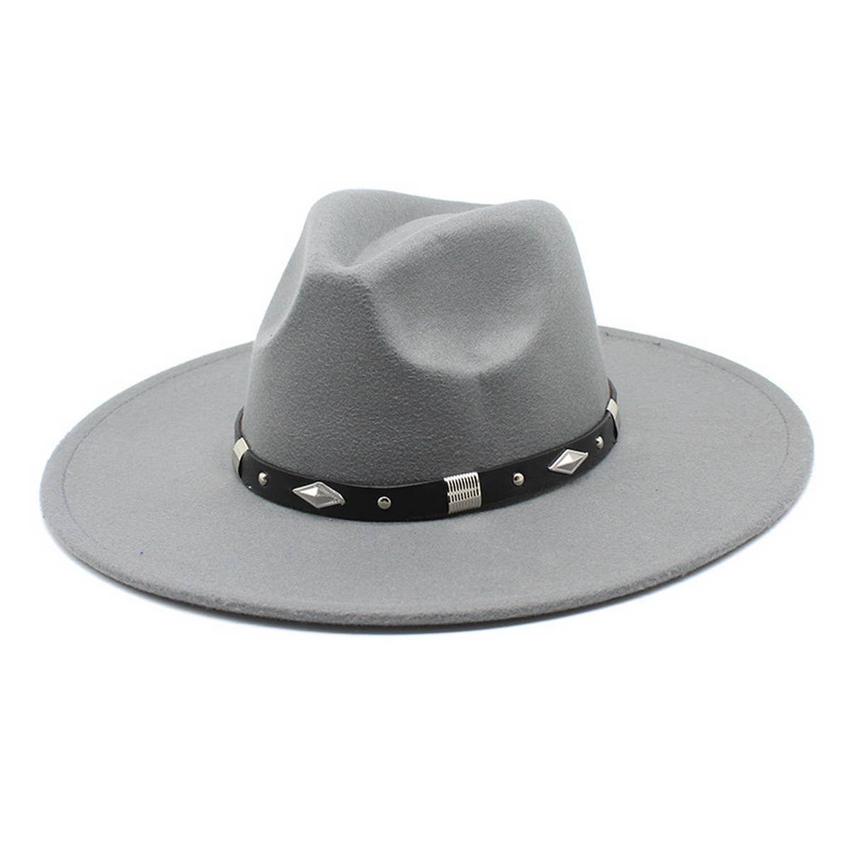 Women Fashion Casual Big Felt Hat Jazz Hat_Cwah0843
