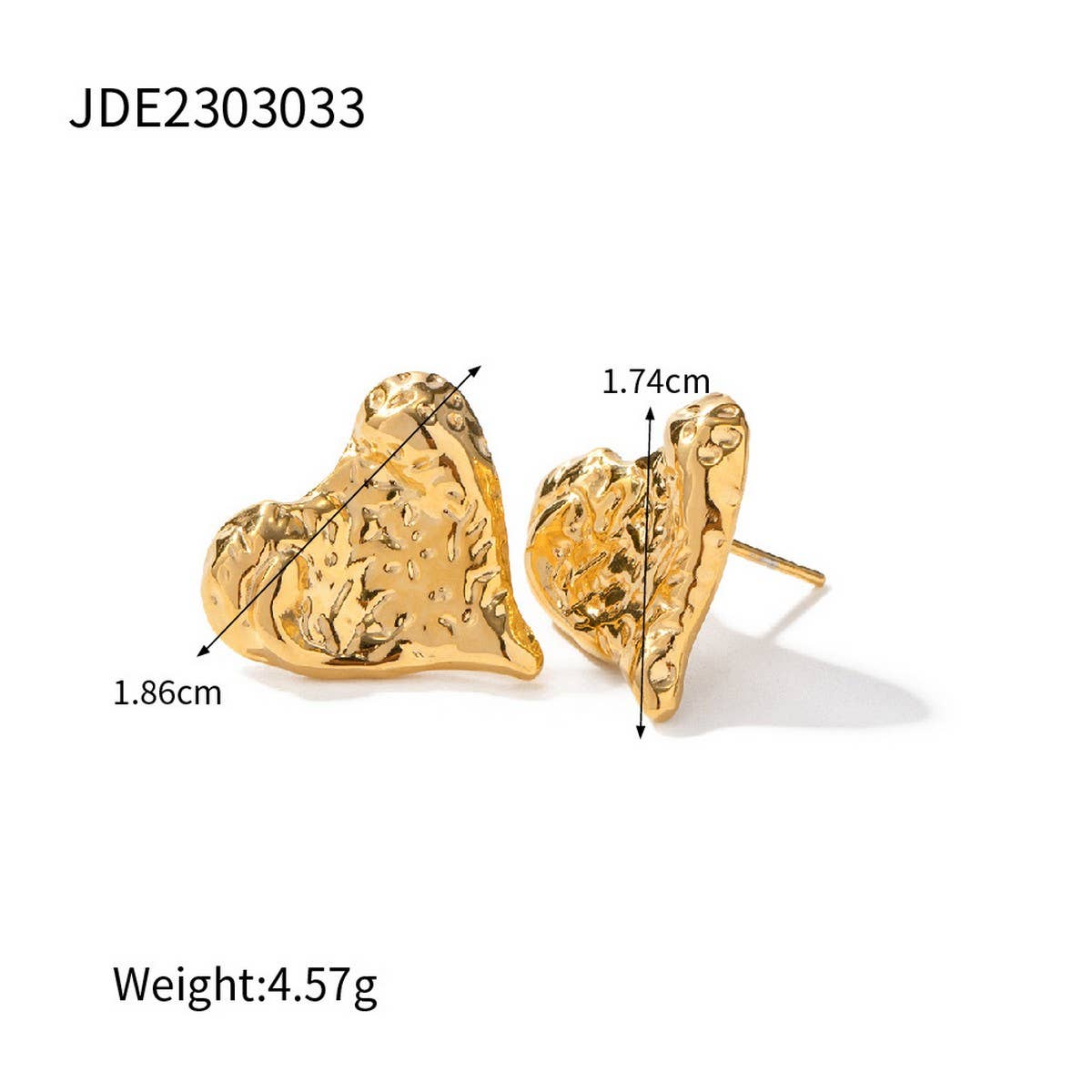 HIGH END LUXURY STYLE ALL MATCH LOVE EARRINGS_CWASC1656