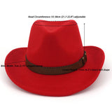 Western Cowboy Hat Unisex Jazz Style_Cwah1784