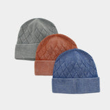 Winter Knit Beanie Hat Women Warm Ear Cover_Cwah04732