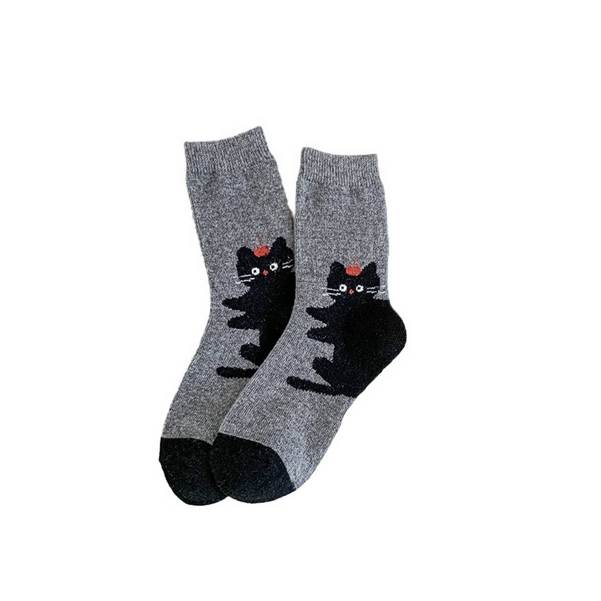 Cute Cartoon Wool Slouchy Crew Socks Women_Cwms03357