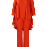 OVERSIZED TOP AND WIDE LEG PANTS TWO PIECE SET_CWSTB1141