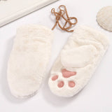 Cute Winter Student Fleece Cold Protection Gloves_Cwag0273