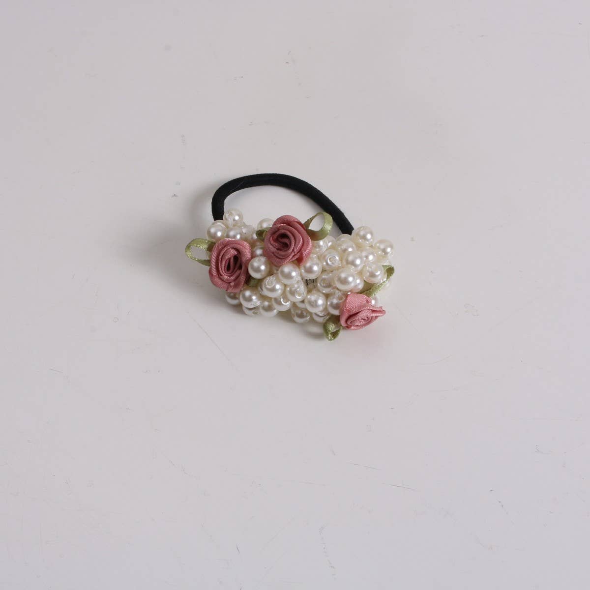 CUTE FLORAL PEARL HAIR TIE FOR SWEET GIRLS_CWAHA6878