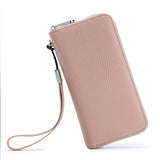 LONG LEATHER WALLET SOFT HANDHELD CLUTCH_CUAB00388
